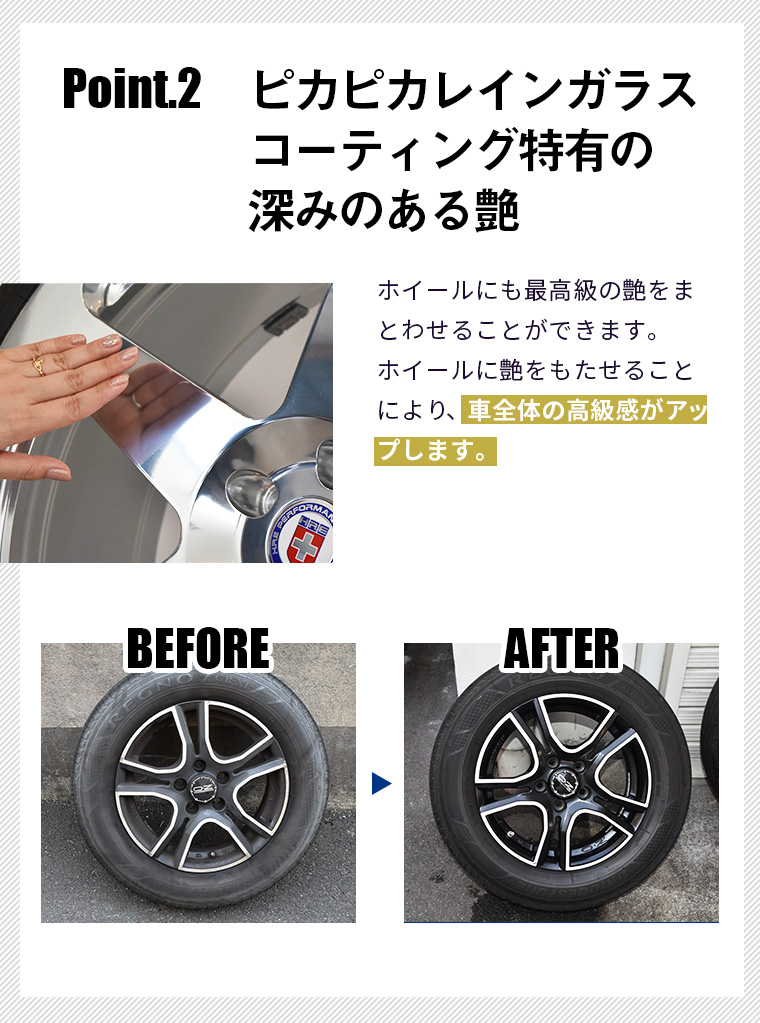 ピカピカレインホイールコーティング[TOP-WHEEL] | 消耗品 | 車ガラスコーティング剤のピカピカレイン